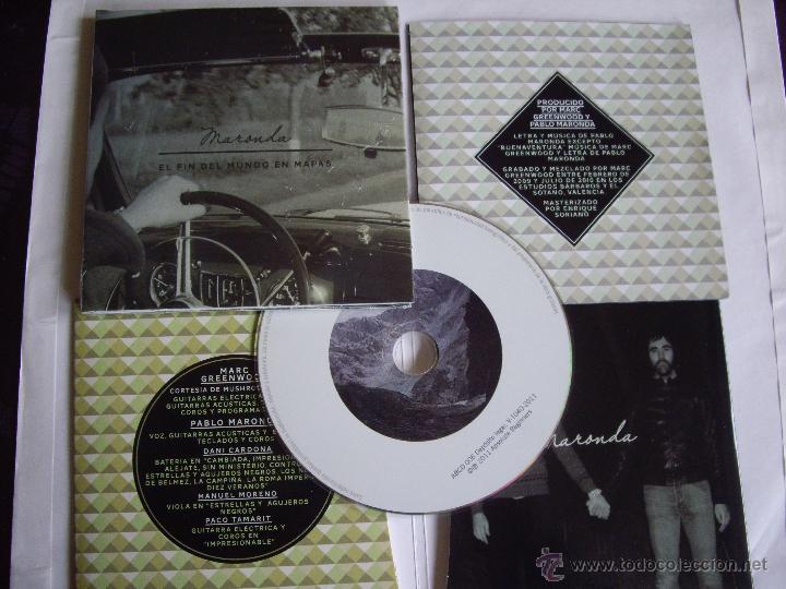 Musik-CDs: MARONDA CD EL FIN DEL MUNDO EN MAPAS DIGIPACK MUY RARO JOYA POP 2011 MINT
