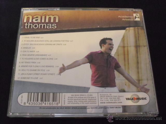 CDs de m&uacute;sica: NA&Iacute;N THOMAS. NO TENGO PRISA. CD. - Foto 3