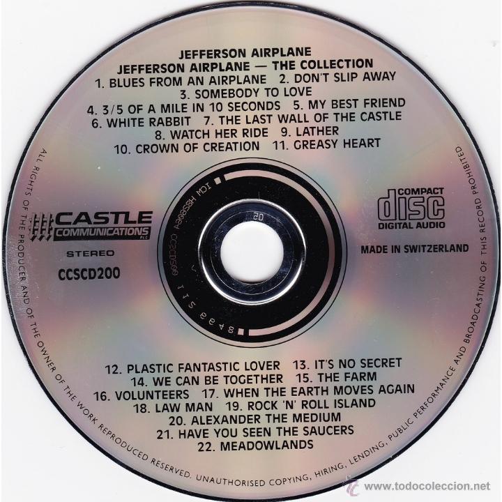 CDs de m&uacute;sica: Jefferson Airplane - The Collection - CD - Foto 2