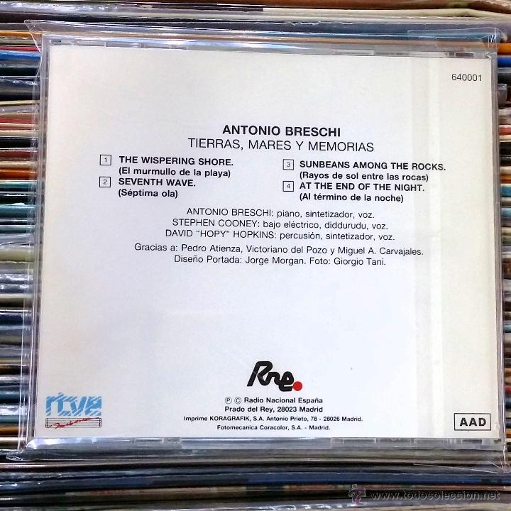 CDs de m&uacute;sica: ANTONIO BRESCHI - MARES Y MEMORIAS - CD - Foto 2