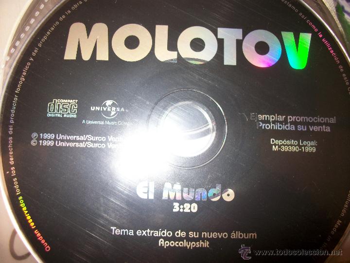 CDs de m&uacute;sica: PROMO MCD MOLOTOV &ndash; EL MUNDO - Foto 1