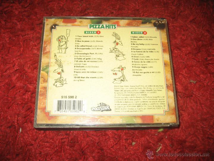 CDs de m&uacute;sica: PIZZA HITS, 2 CD , OPORTUNIDAD, DIFICIL EN CD - Foto 2