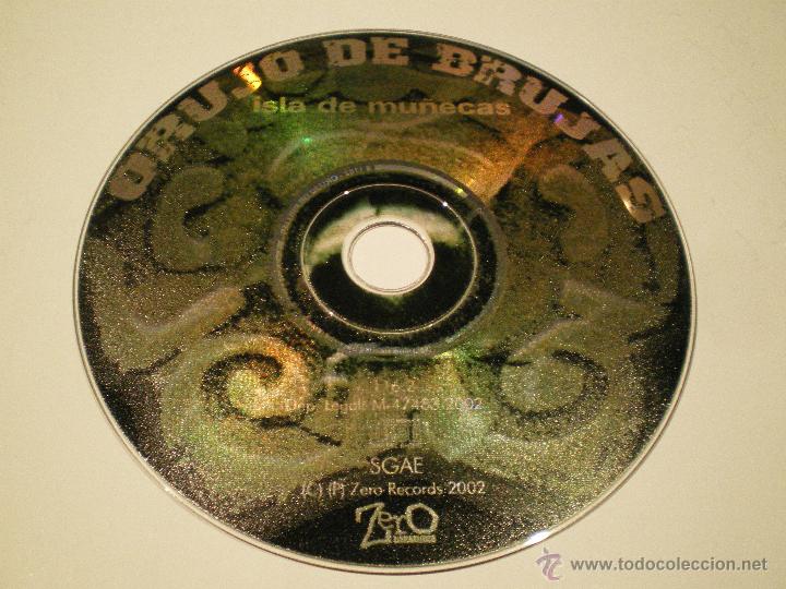 CDs de m&uacute;sica: ORUJO DE BRUJAS - CD - Isla de mu&ntilde;ecas. 2002. Zero Records. - Foto 5