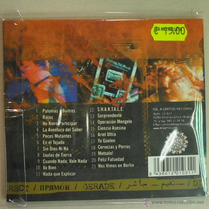 CDs de m&uacute;sica: SOZIEDAD ALKOHOLIKA - DIRECTO - CD - Foto 2
