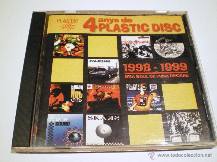CDs de m&uacute;sica: 4 Anys de PLASTIC DISC. 1998 - 1999 Ska. Soul. Oi!. Punk. Reggae. CD.