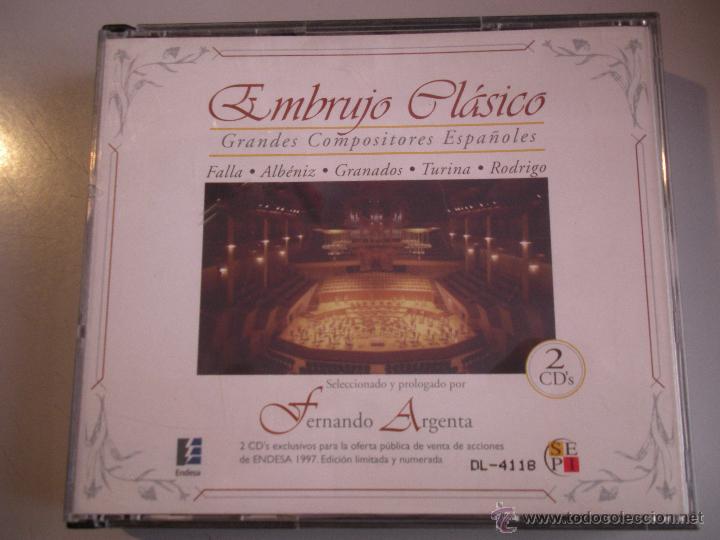 CDs de m&uacute;sica: MAGNIFICO CD DOBLE DE EMBRUJO CLASICO - Foto 1