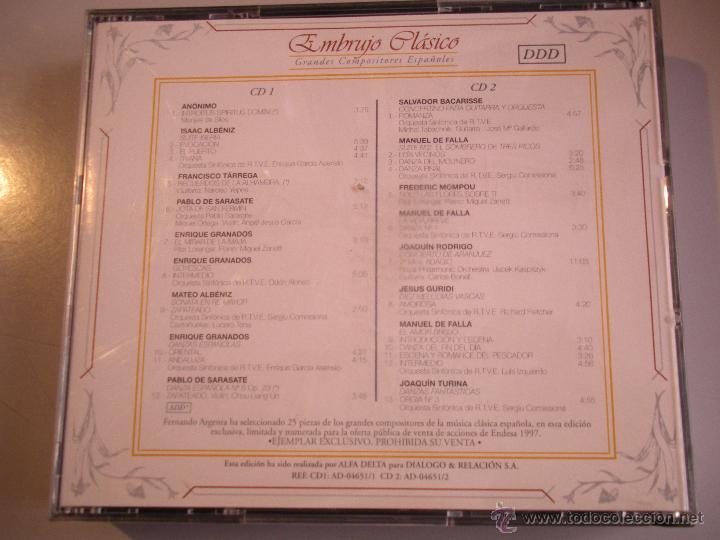 CDs de m&uacute;sica: MAGNIFICO CD DOBLE DE EMBRUJO CLASICO - Foto 2