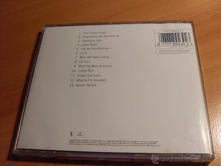 CDs de m&uacute;sica: PAUL MCCARTNEY (THE PAUL MCCARTNEY COLLECTION) CD 13 TRACKS (CDIB10) - Foto 3