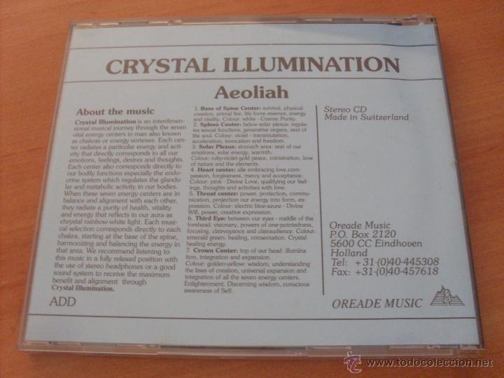 CDs de m&uacute;sica: AEOLIAH (CRYSTAL ILLUMINATION) CD 7 TRACKS (CDIB10) - Foto 3