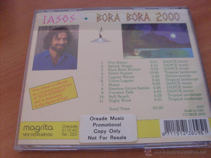 CDs de m&uacute;sica: IASOS (BORA BORA 2000) CD 11 TRACKS (CDIB10) - Foto 3