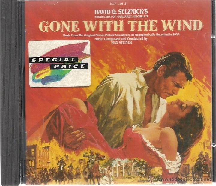 CDs de m&uacute;sica: GONE WITH THE WIND, POLYDOR, 1983 - Foto 1