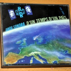 CDs de Música: DOBLE CD ALBUM: JOAN MANUEL SERRAT - BANDA SONORA D'UN TEMPS D'UN PAÍS - ARIOLA - AÑO 1996. Lote 42978223