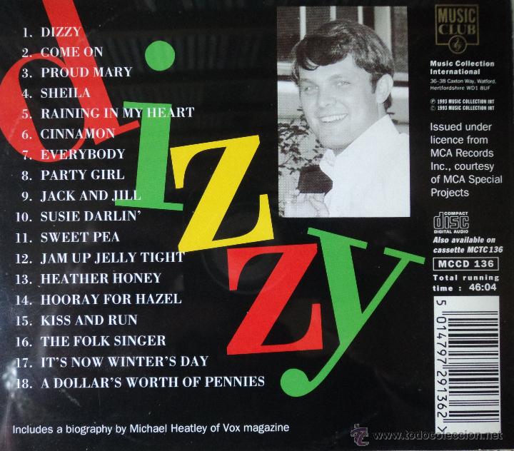 CDs de m&uacute;sica: Tommy Roe - The Best - Edici&oacute;n de 1993 de EEC - Foto 2