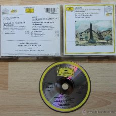 CDs de Música: SCHUBERT SYMPHONIE NR 8 UNVOLLENDETE MENDELSSOHN ITALIENISCHE SYMPHONIE KARAJAN CD. Lote 43054412