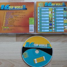 CDs de Música: 16 TOP WORLD'98 CHARTS CD VARIOS ARTISTAS. Lote 43056150