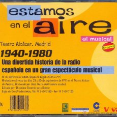 CDs de Música: ESTAMOS EN EL AIRE EL MUSICAL CD 2 DISCOS SELLO SIGLO DE ORO AÑO 1999
