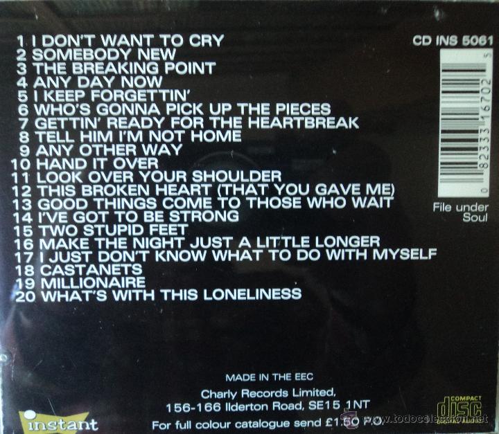 CDs de m&uacute;sica: Chuck Jackson - Any Day Now - Edici&oacute;n de 1992 de EEC - Foto 2