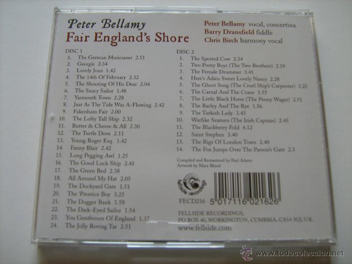 CDs de m&uacute;sica: PETER BELLAMY - FAIR ENGLANDS SHORE - DOBLE CD - Foto 2