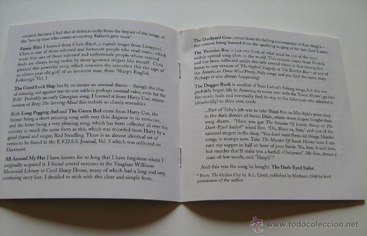 CDs de m&uacute;sica: PETER BELLAMY - FAIR ENGLANDS SHORE - DOBLE CD - Foto 5