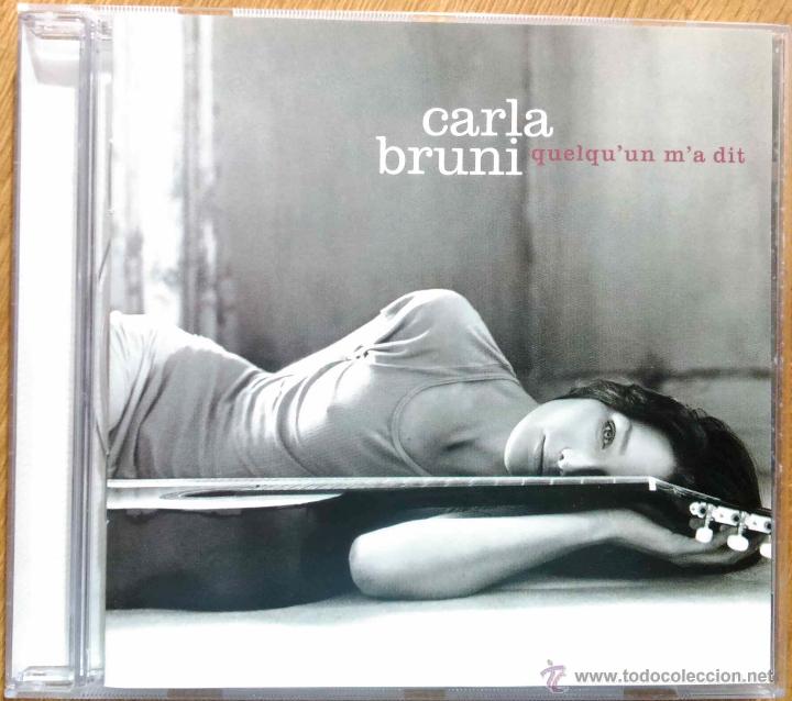CDs de m&uacute;sica: CARLA BRUNI - QUELQUUN MA DIT - CD - Foto 1
