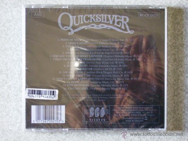 CDs de m&uacute;sica: QUICKSILVER MESSENGUER SERVICE..ANTHOLOGY...ROCK PROGRESIVO - Foto 2