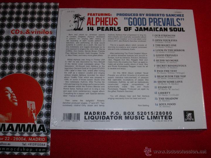 CDs de m&uacute;sica: alpheus  good prevails    cd - Foto 2