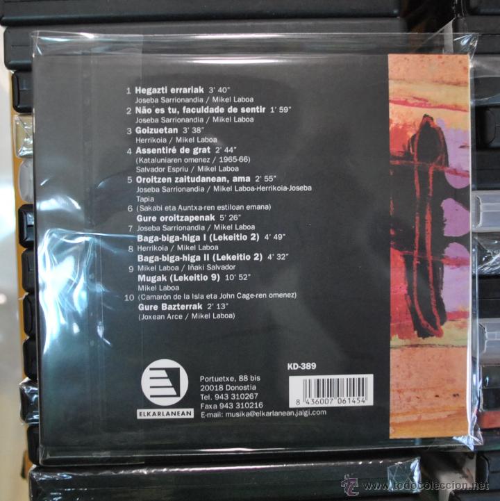 CDs de m&uacute;sica: MIKEL LABOA - 14 - CD DIGIPACK - Foto 2