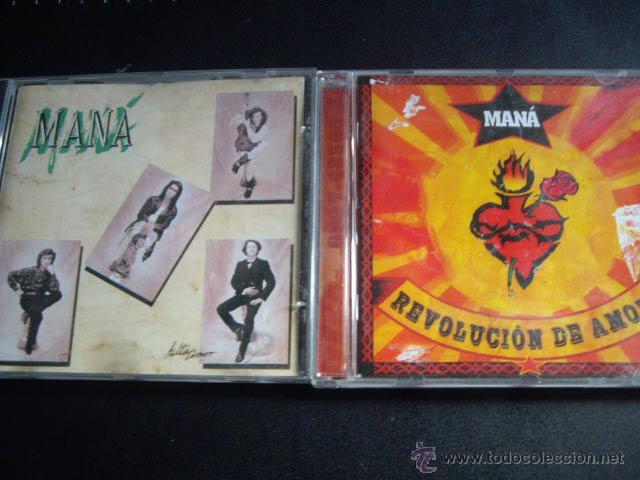 CDs de m&uacute;sica: lote 2 cds de mana-revolucion de amor y falta de amor