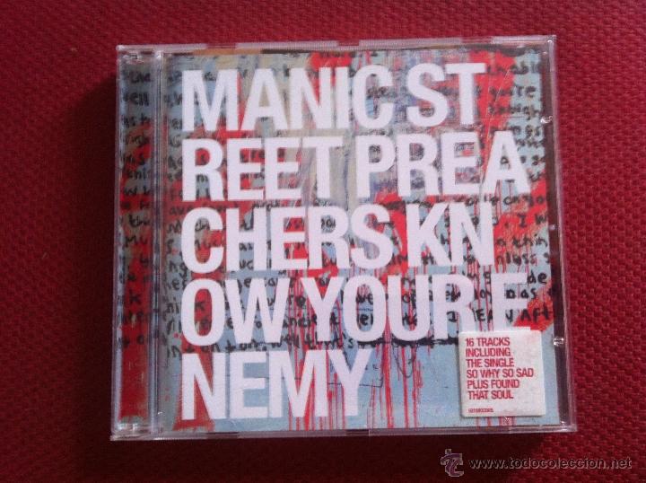 CDs de m&uacute;sica: CD MANIC STREET PREACHERS-KNOW YOUR ENEMY - Foto 1