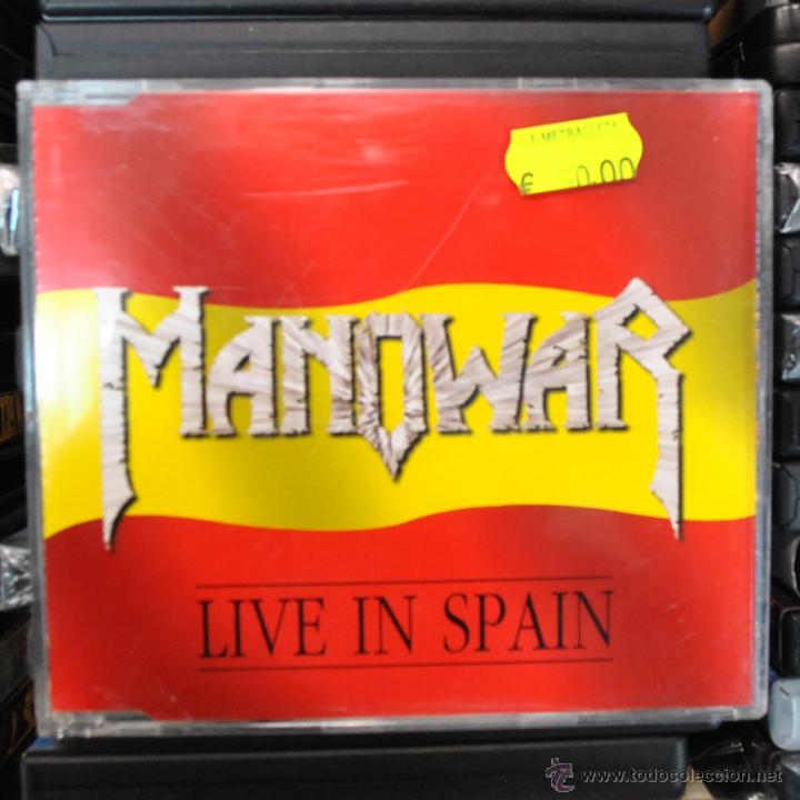 CDs de m&uacute;sica: MANOWAR - LIVE IN SPAIN - CD EP - Foto 1