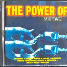 CDs de Música: THE POWER OF METAL - MOTORHEAD, NALPALM, WARPATH, ETC. - DOBLE CD, 2 DISCOS CDS