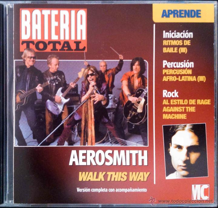 CDs de m&uacute;sica: AEROSMITH, WALK THIS WAY - BATER&Iacute;A TOTAL - CD - Foto 1