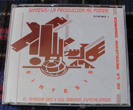 CDs de m&uacute;sica: AVIADOR DRO -S&iacute;ntesis: La producci&oacute;n al poder- Doble CD. Pop, Electr&oacute;nico - Foto 1