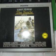 CDs de Música: LISZT FERENC DON SANCHE OPERA EN 1 ACTO HUNGAROTON 2 CD'S CAJA ESTUCHE Y LIBRETO COMPLETO. Lote 43723666
