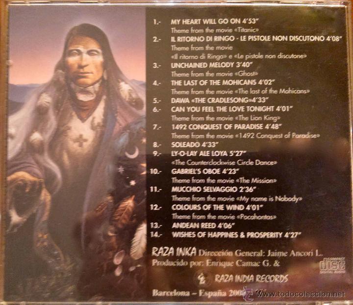 CDs de m&uacute;sica: RAZA INKA - CD COMO NUEVO - Foto 2