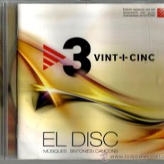 CDs de Música: CD 3 VINT+CINC : GERARD QUINTANA, QUIMI PORTET, KITFLUS, GRINGOS, PANXULO, LA CASA AZUL, AMARGOS,ETC. Lote 43945133