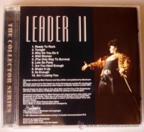 CDs de m&uacute;sica: GARY GLITTER - LEADER II (CD) 1991 CASTLE - Foto 2