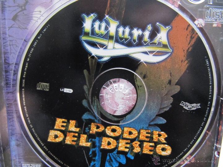 CDs de m&uacute;sica: LUJURIA. EL PODER DEL DESEO. EDICI&Oacute;N ESPECIAL. HEAVY ESPA&Ntilde;OL. - Foto 2