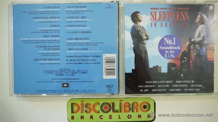 CDs de m&uacute;sica: BSO SLEEPLESS EN SEATTLE - ALGO PARA RECORDAR - CD 1993 - Foto 1