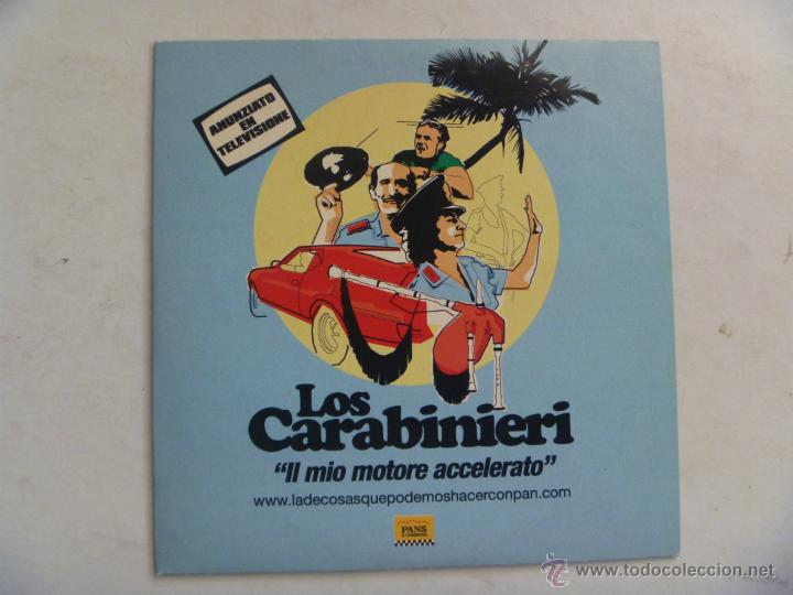 CDs de m&uacute;sica: CD PUBLICITARIO PANS : LOS CARABINIERI : &uml;IL MIO MOTORE ACELERATO &uml;