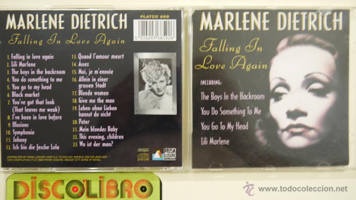 CDs de m&uacute;sica: MARLENE DIETRICH - FALLING AN LOVE AGAIN - CD - Foto 1