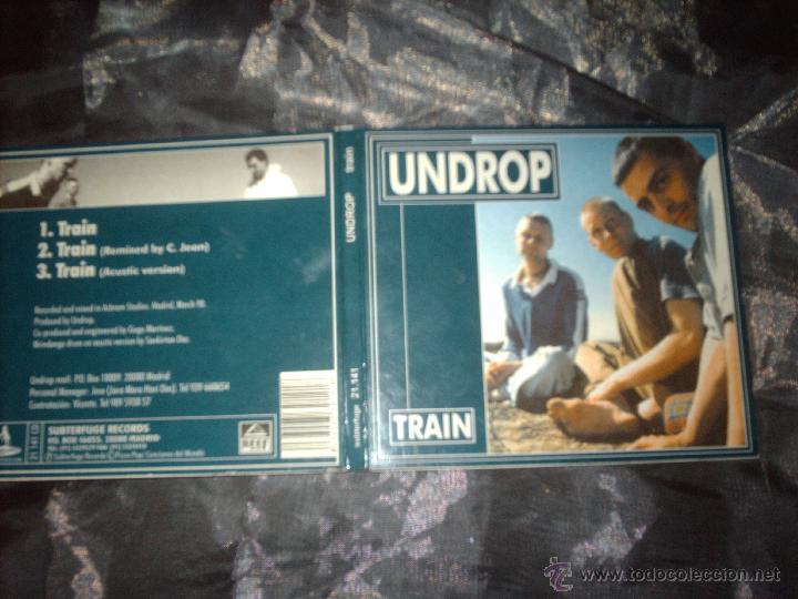 CDs de m&uacute;sica: UNDROP CD SINGLE TRAIN SUBTERFUGE 3 temas - Foto 1