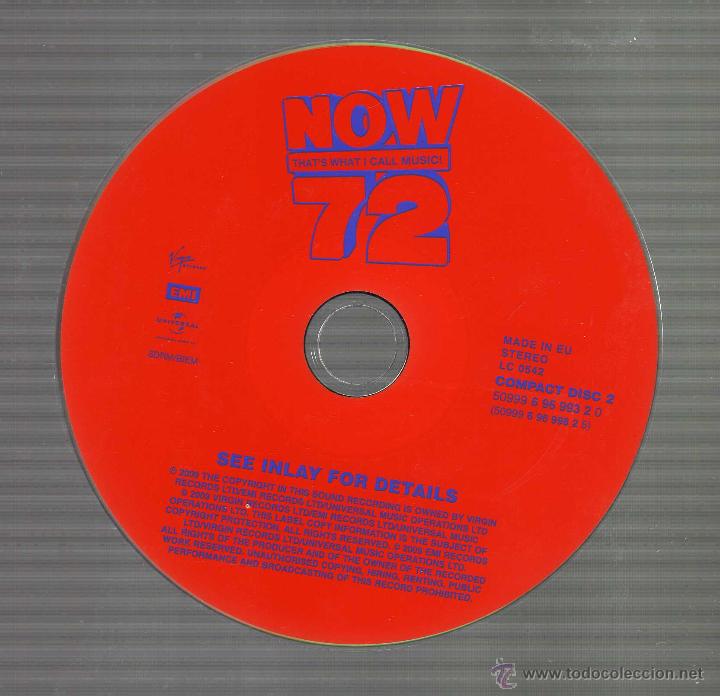 CDs de m&uacute;sica: CD N&ordm; 2  NOW 72 &middot; EMI, 2009 - Foto 1
