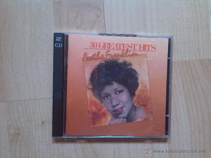CDs de m&uacute;sica: ARETHA FRANKLIN - 30 GREATEST HITS 2 CDS - Foto 1