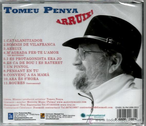 CDs de m&uacute;sica: CD TOMEU PENYA : ARRUIX ! - Foto 2