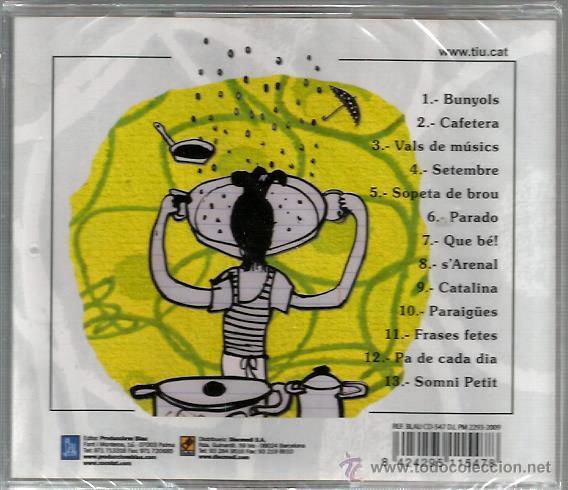 CDs de m&uacute;sica: CD TIU : SOPETA DE BROU - Foto 2