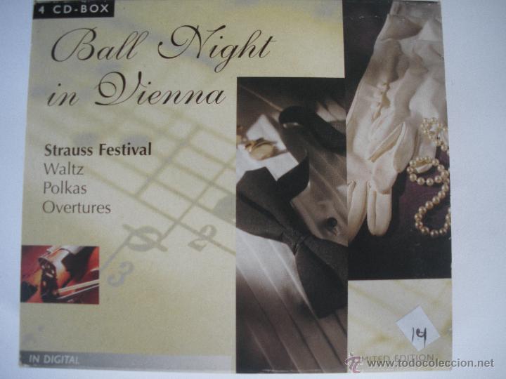 Musik-CDs: MAGNIFICO GRUPO DE 4 CDS  DE STRAUUS FESTIVAL - BALL NIGHT IN VIENNA -