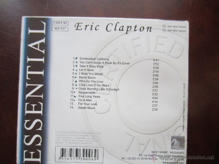 CDs de m&uacute;sica: Eric Clapton Guest Live Essential - Foto 2