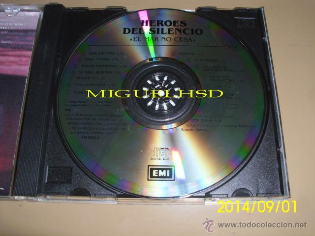 CDs de m&uacute;sica: heroes del silencio mar no cesa SIN REFERENCIA - Foto 2