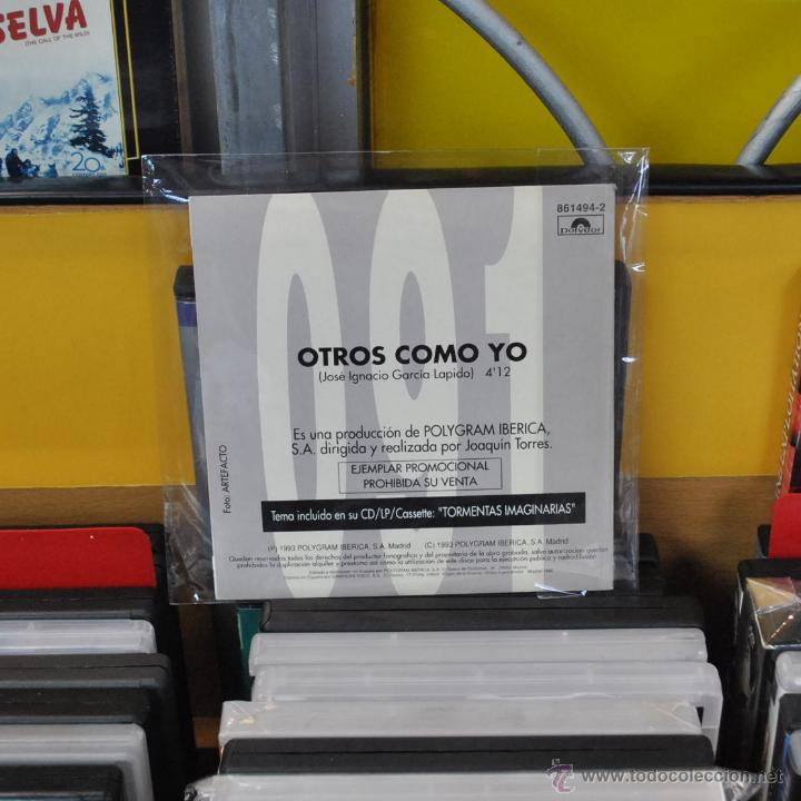 CDs de m&uacute;sica: 091 - TORMENTAS IMAGINARIAS - CD SINGLE - Foto 2